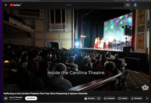 <br><p>29/04/2026, Reflecting on the Carolina Theatre's First Year Since Reopening in Uptown Charlotte</p>